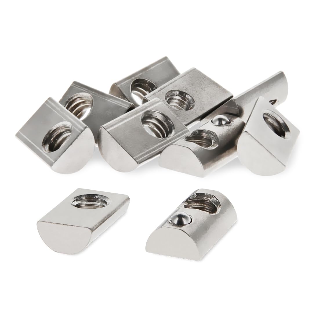 スノーボール 8020, 3670, 10 Series 1/4-20 Stainless Steel SS Roll in T